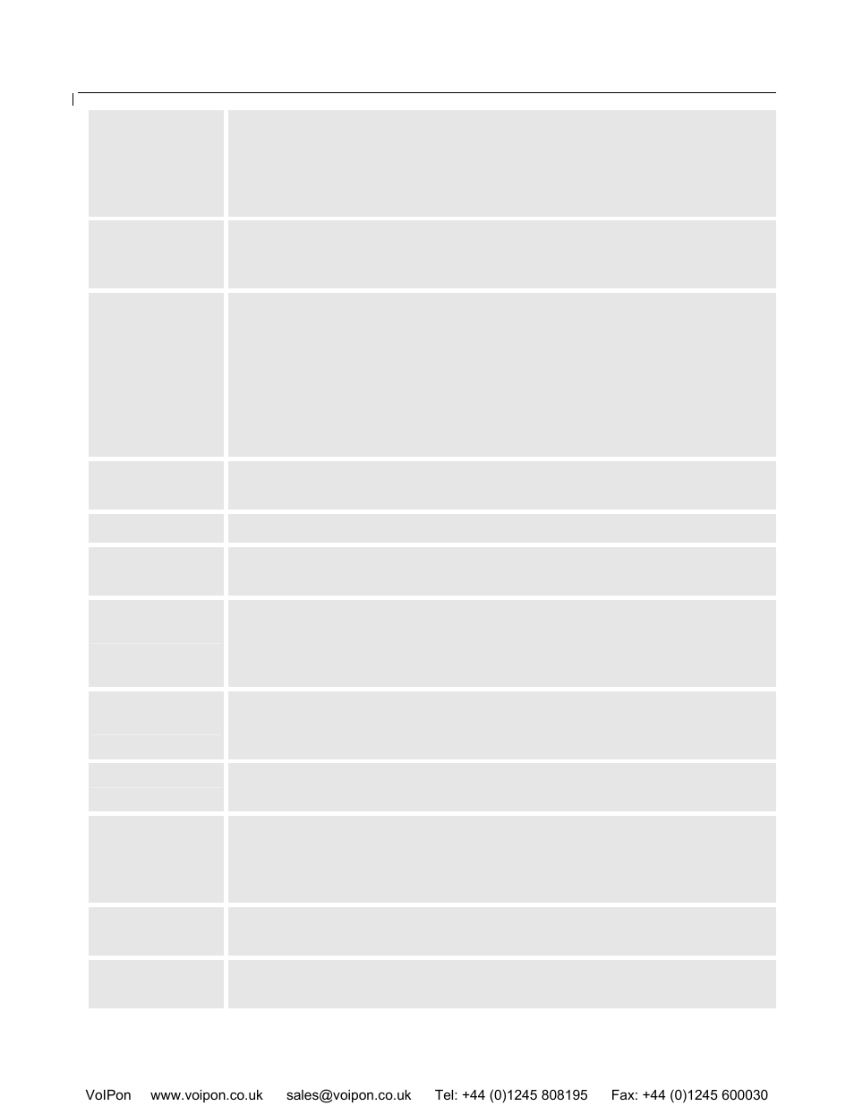 Grandstream Networks 100 Series User Manual | Page 34 / 53