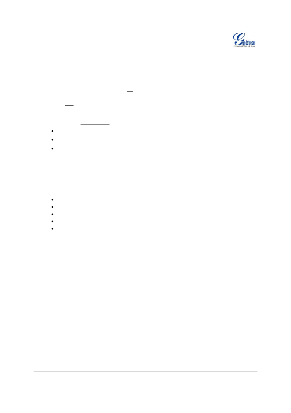 Grandstream Networks GXW400x User Manual | Page 20 / 39