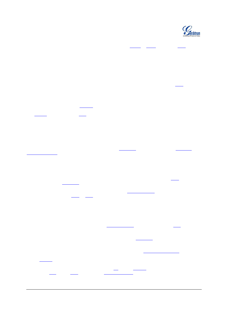 Grandstream Networks GXW400x User Manual | Page 38 / 39