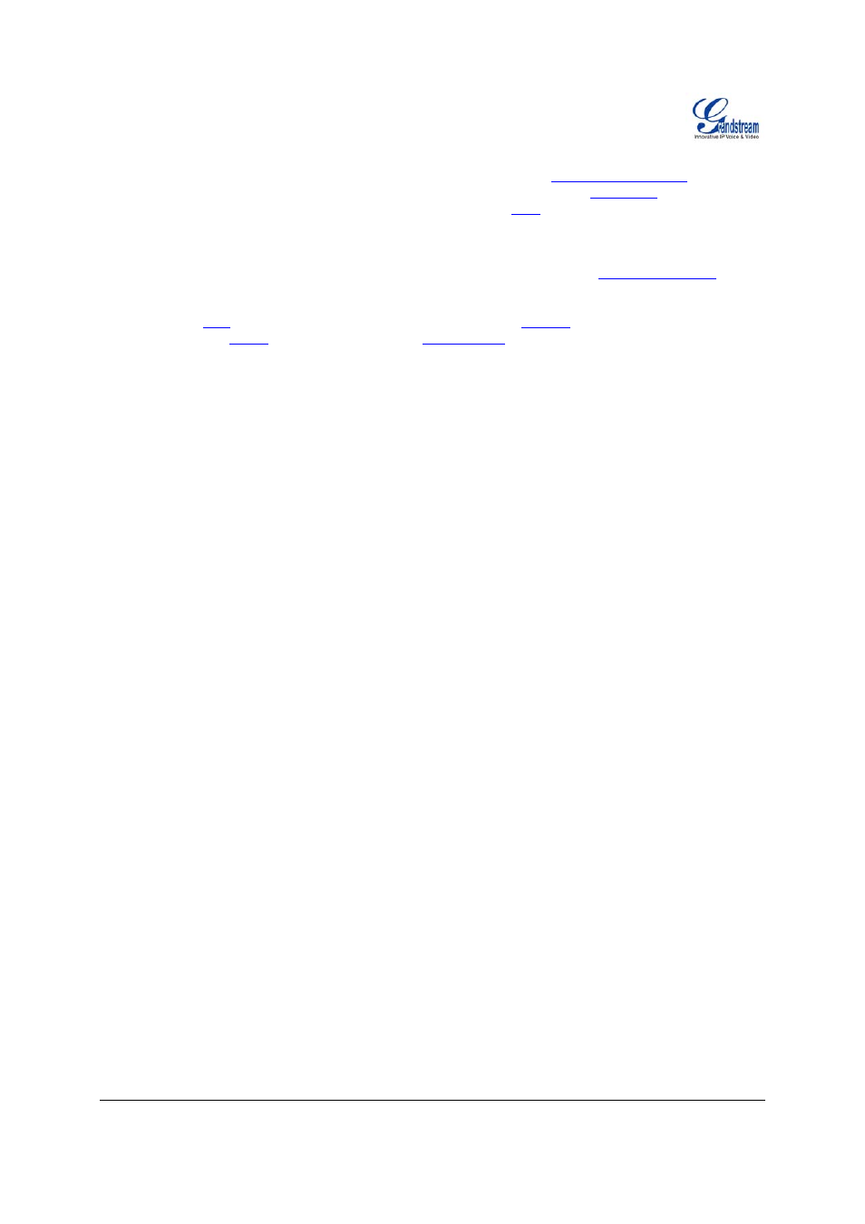 Grandstream Networks GXW400x User Manual | Page 39 / 39
