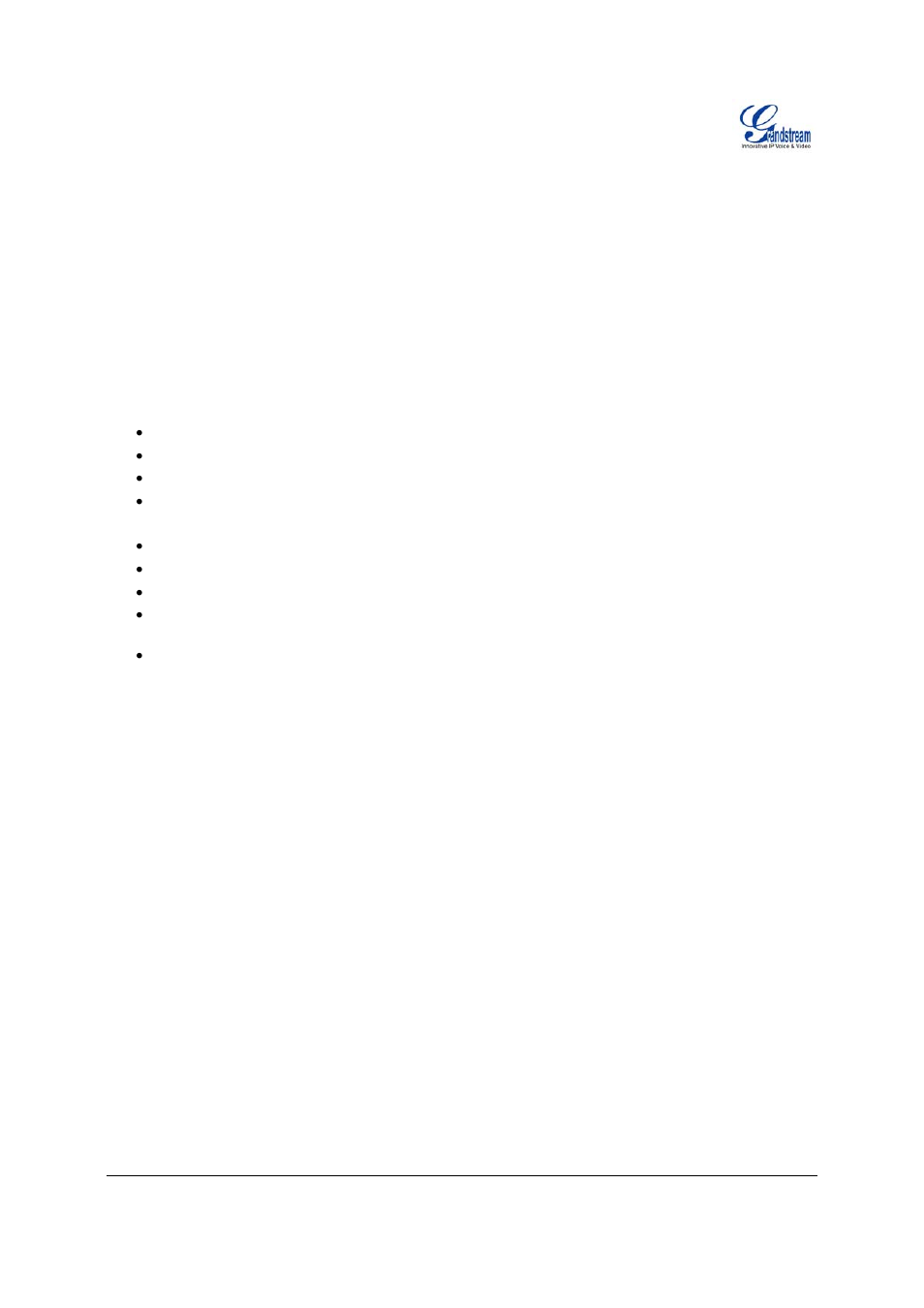 Gxw–400, Eatures | Grandstream Networks GXW400x User Manual | Page 9 / 39