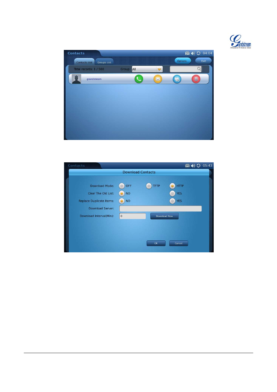 Grandstream Networks IP MULTIMEDIA PHONE GXV3175 User Manual | Page 3 / 12