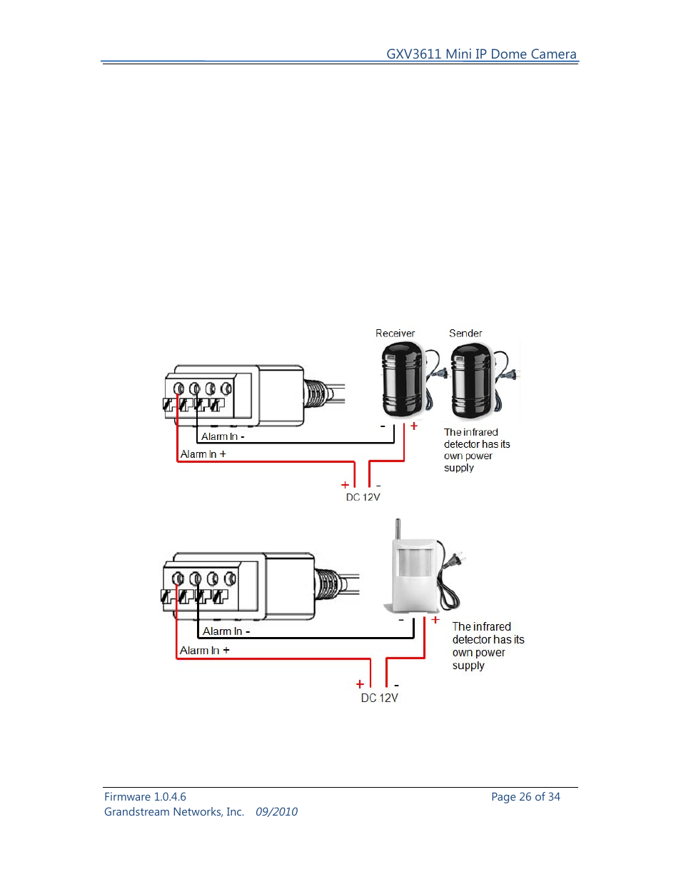 Grandstream Networks GXV3611 User Manual | Page 26 / 34