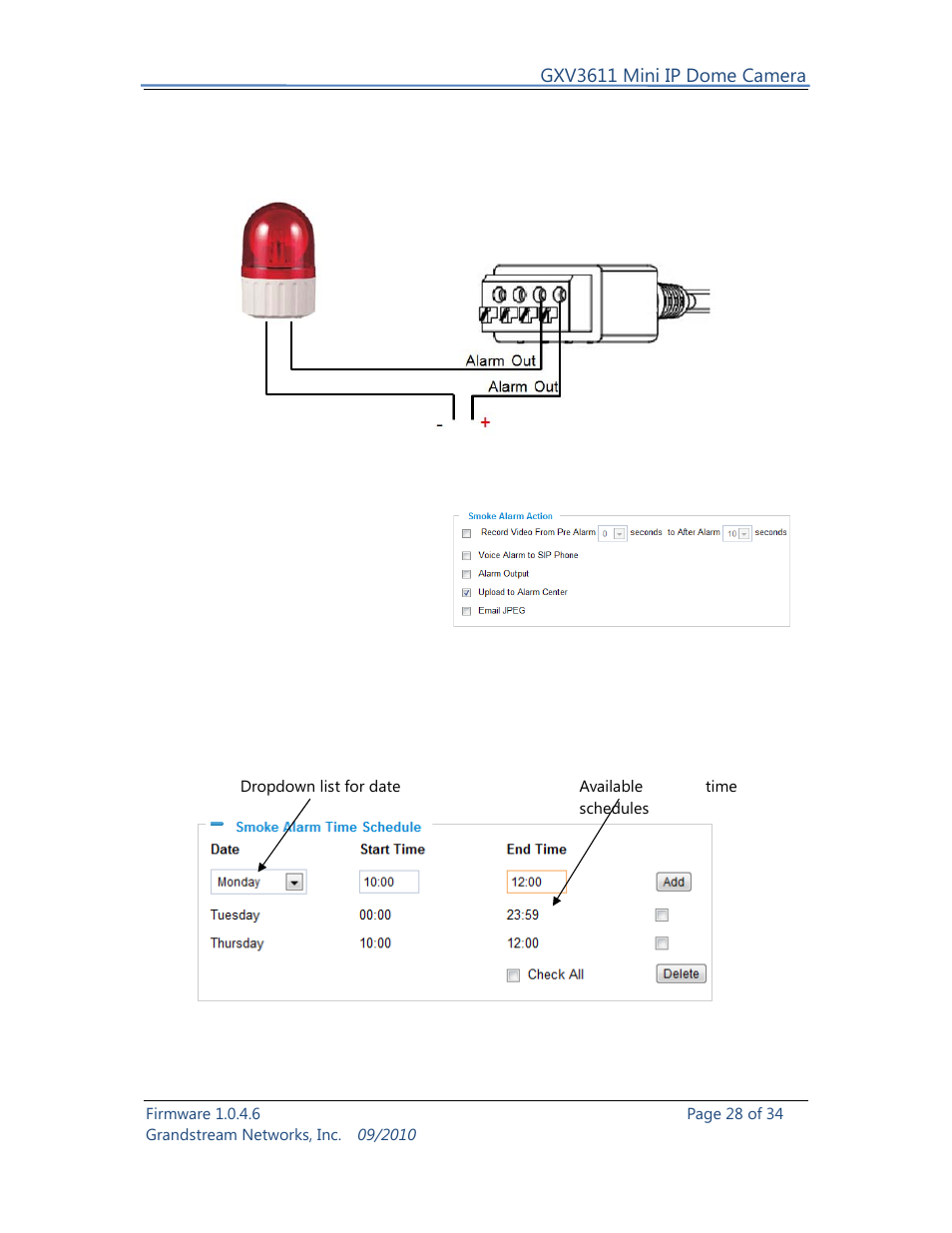 Grandstream Networks GXV3611 User Manual | Page 28 / 34