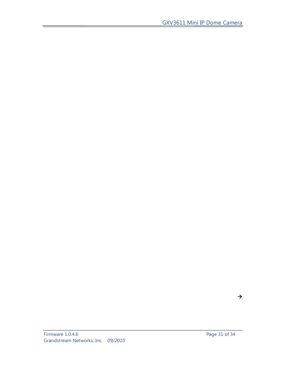 Grandstream Networks GXV3611 User Manual | Page 31 / 34