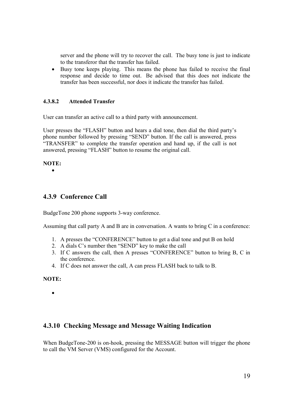Grandstream Networks 200 Series User Manual | Page 19 / 53