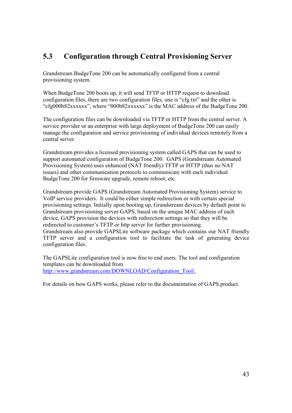 Grandstream Networks 200 Series User Manual | Page 43 / 53
