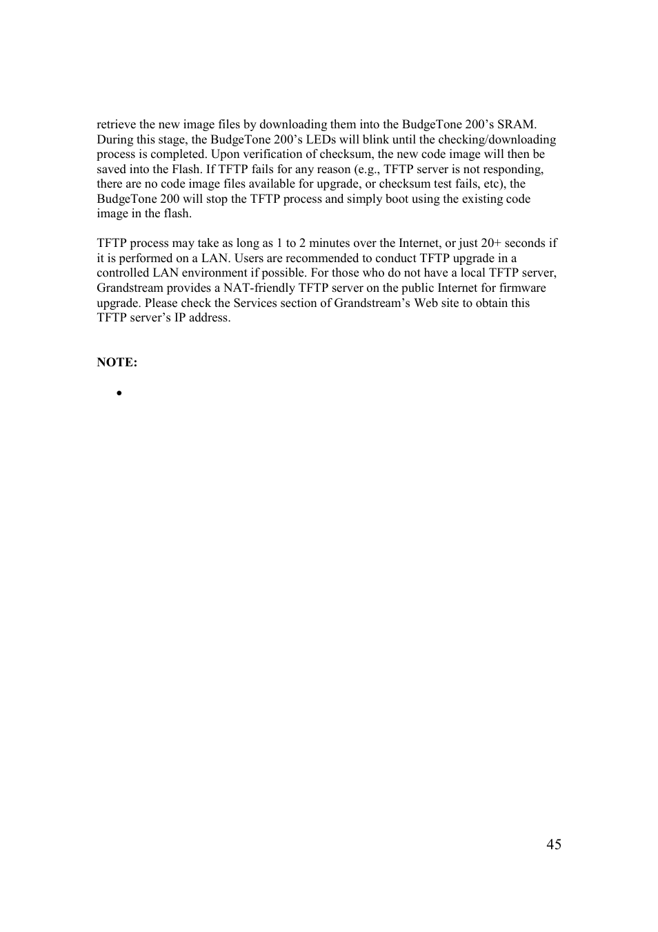 Grandstream Networks 200 Series User Manual | Page 45 / 53