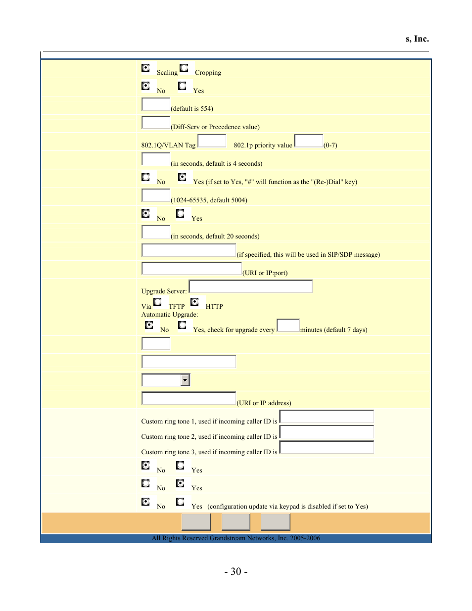 Grandstream Networks GXV-3000 User Manual | Page 30 / 62