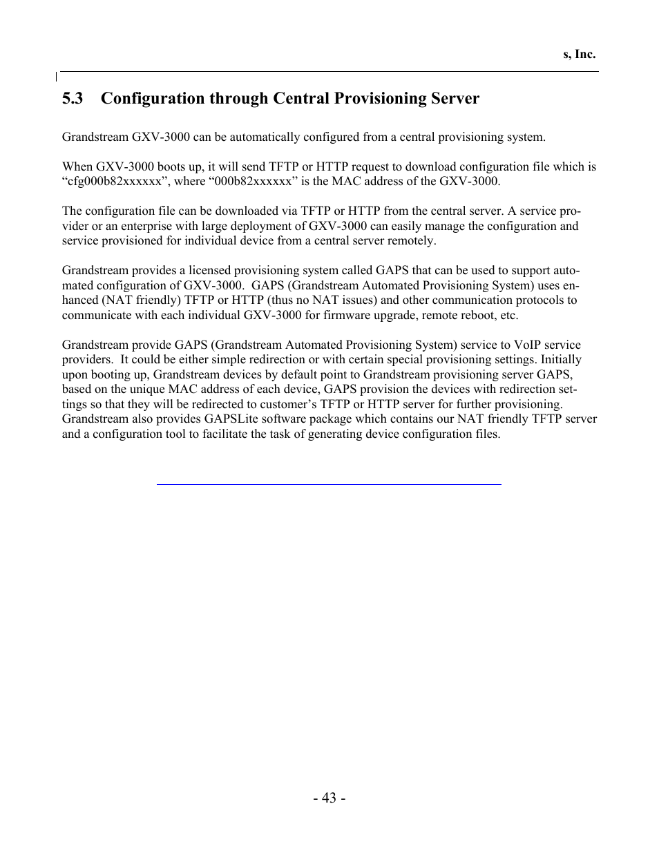 Grandstream Networks GXV-3000 User Manual | Page 43 / 62