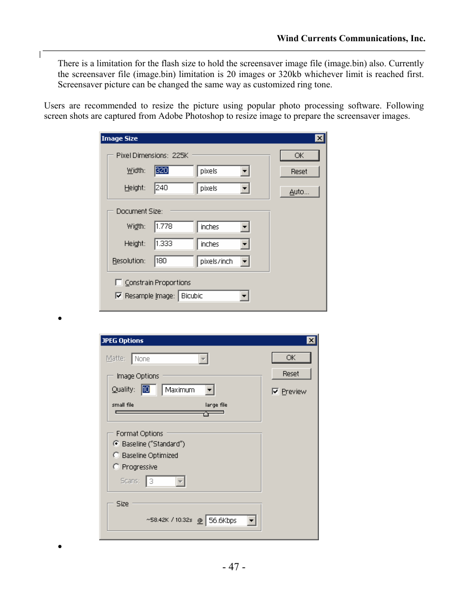 Grandstream Networks GXV-3000 User Manual | Page 47 / 62