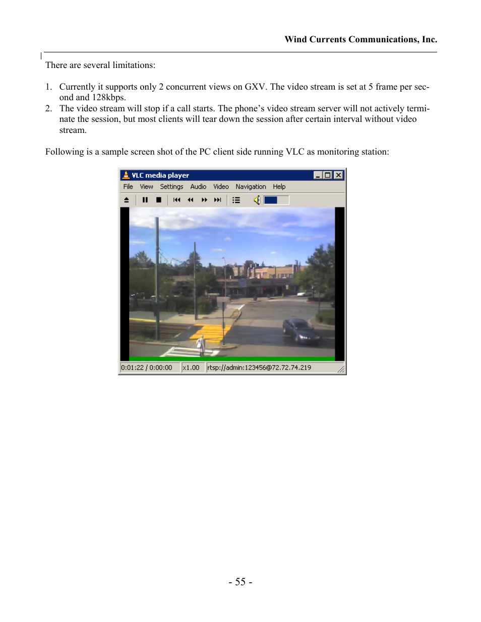 Grandstream Networks GXV-3000 User Manual | Page 55 / 62