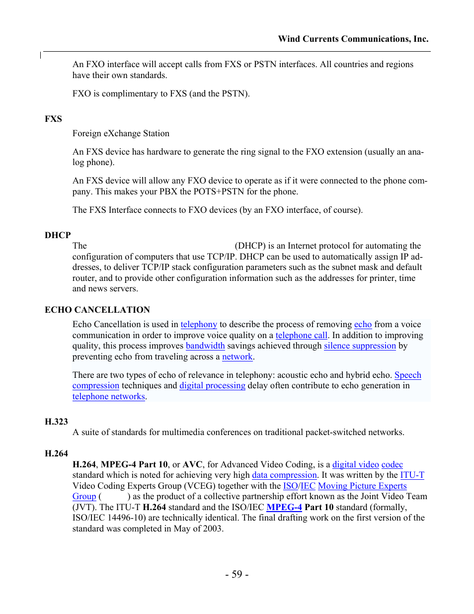 Grandstream Networks GXV-3000 User Manual | Page 59 / 62