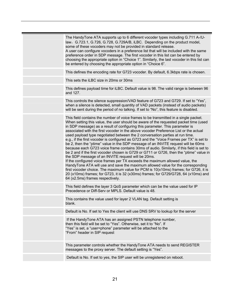 Grandstream Networks 486 User Manual | Page 21 / 28