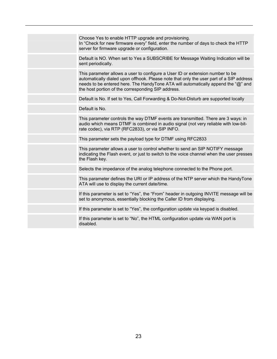 Grandstream Networks 486 User Manual | Page 23 / 28