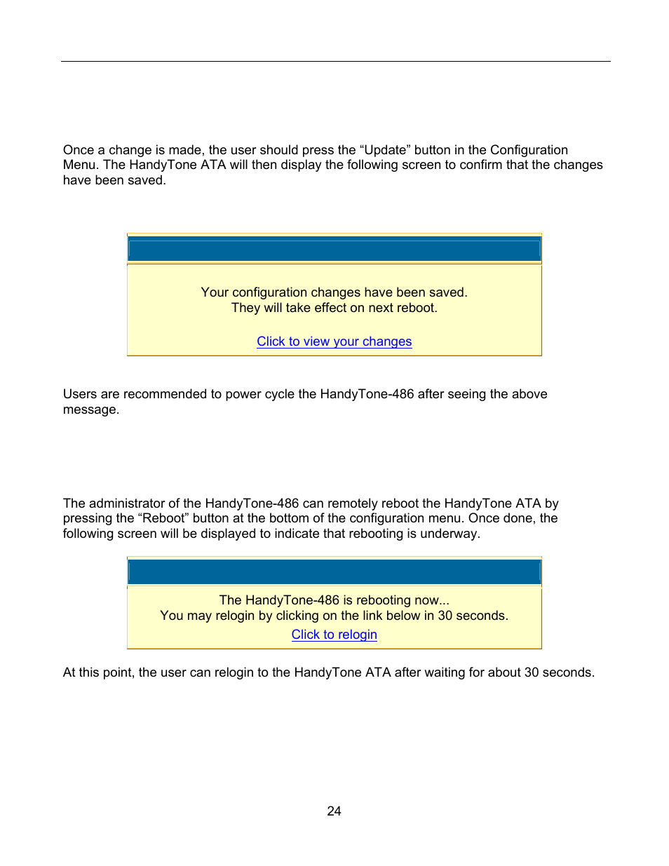 Grandstream Networks 486 User Manual | Page 24 / 28