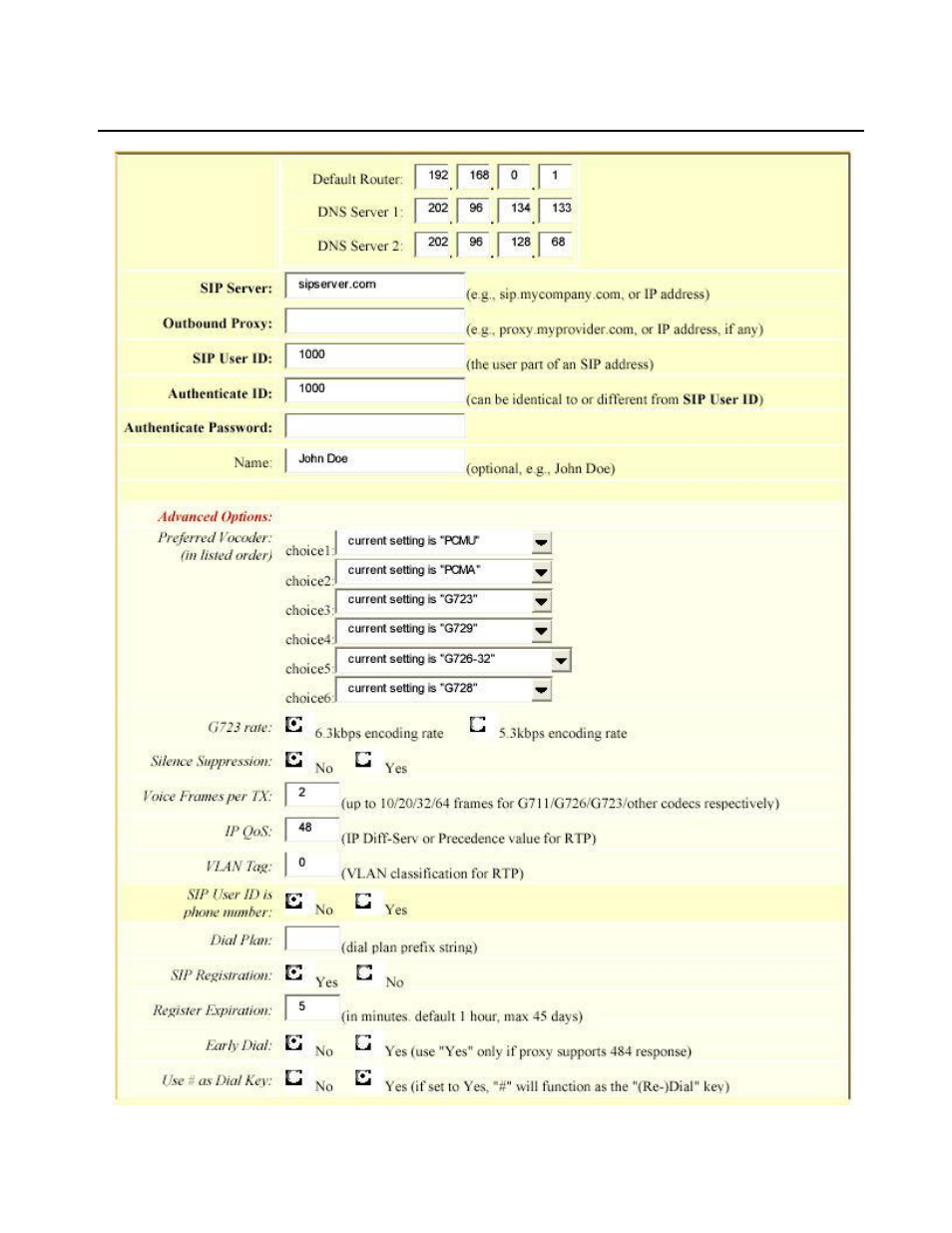 Grandstream Networks BudgeTone-100 User Manual | Page 22 / 30