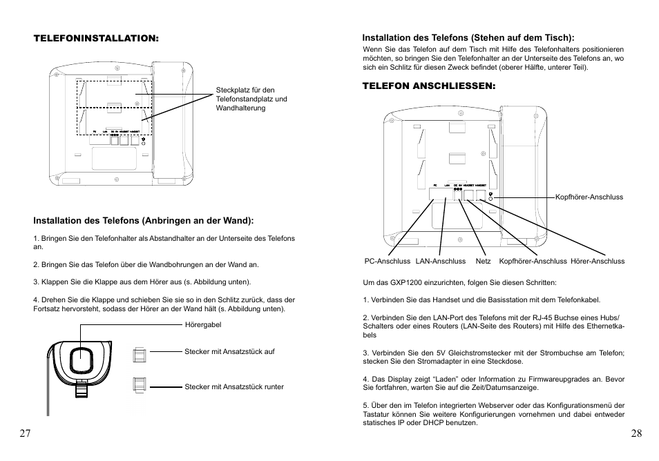 Grandstream Networks GXP2100 User Manual | Page 16 / 23