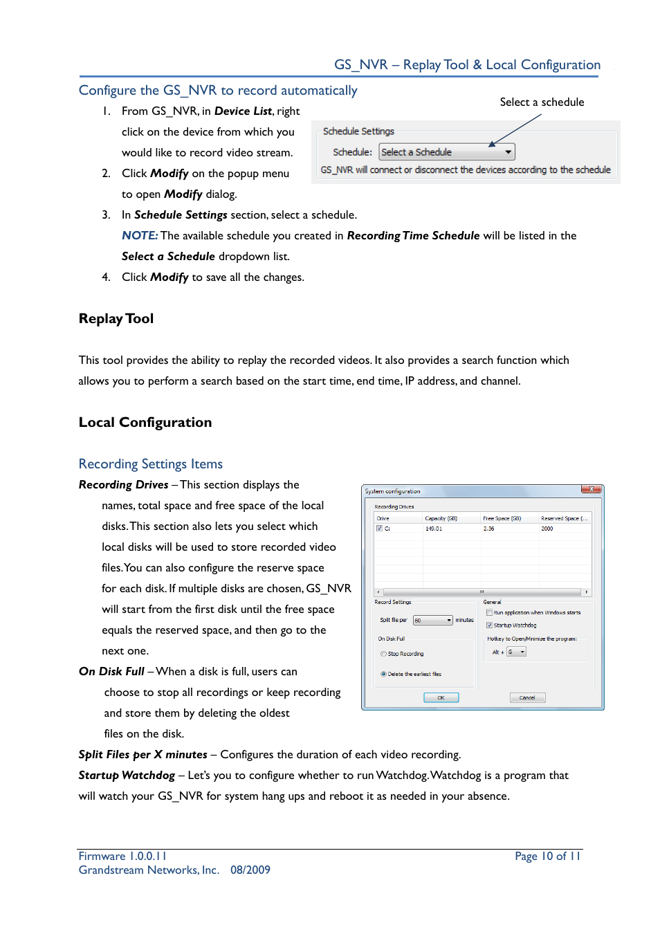 Grandstream Networks Security Camera User Manual | Page 10 / 11