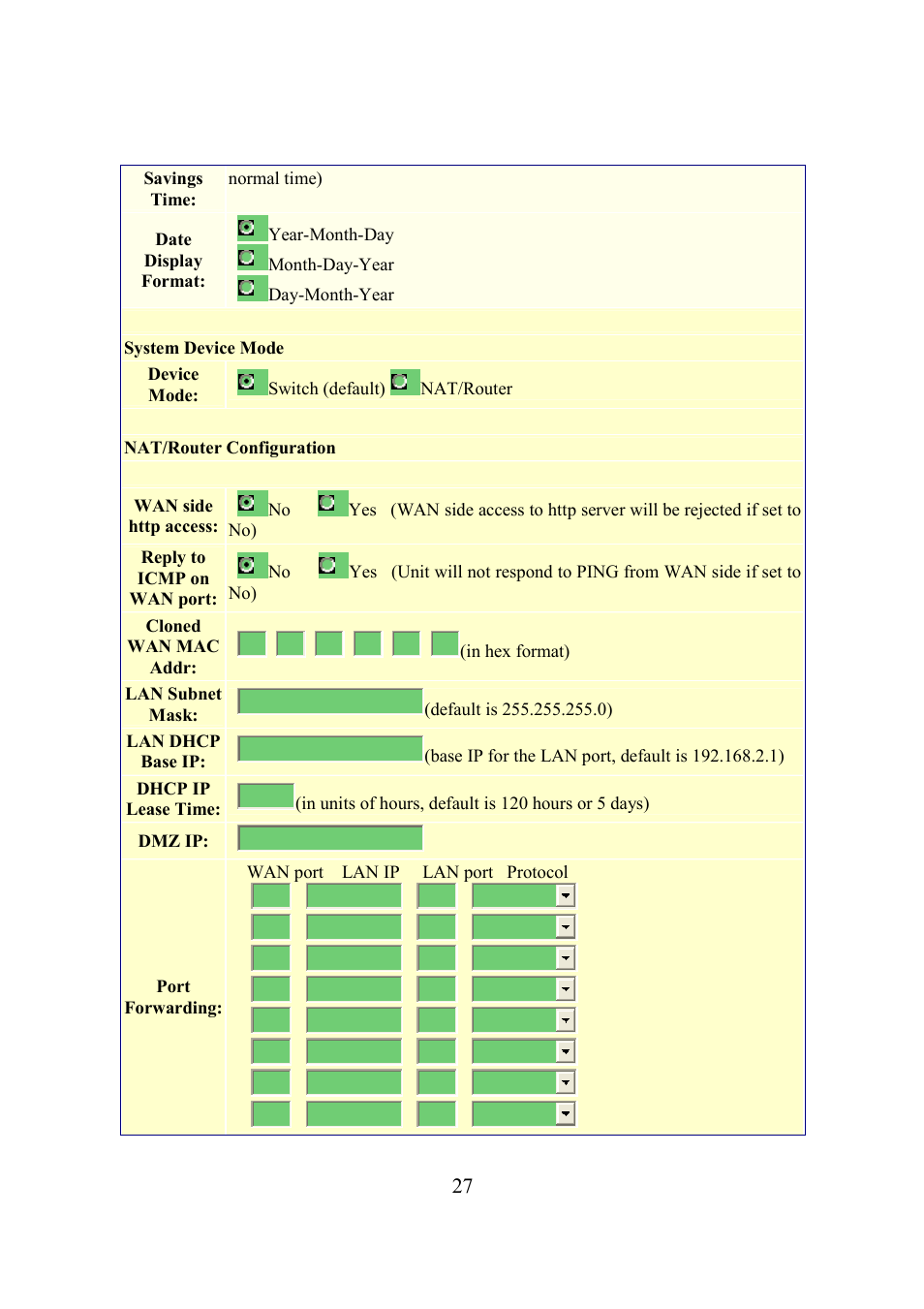Grandstream Networks BudgeTone-200 User Manual | Page 27 / 54