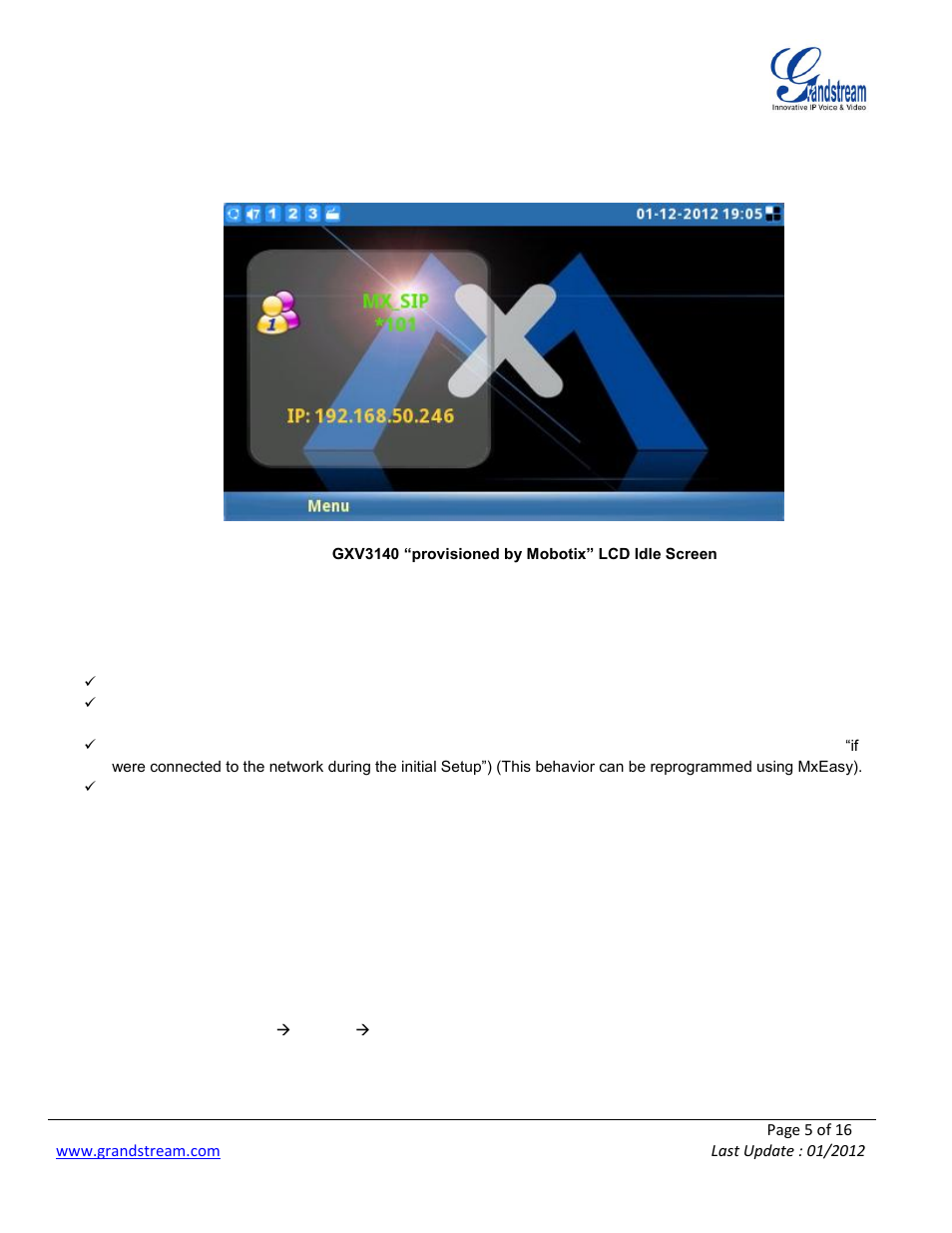 Gxv-3140 | Grandstream Networks MOBOTIX GXV-3140 User Manual | Page 5 / 16