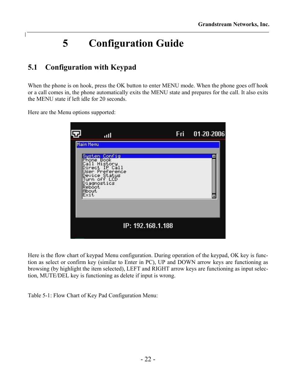 5configuration guide | Grandstream Networks Grandstream GXV-3000 User Manual | Page 22 / 62