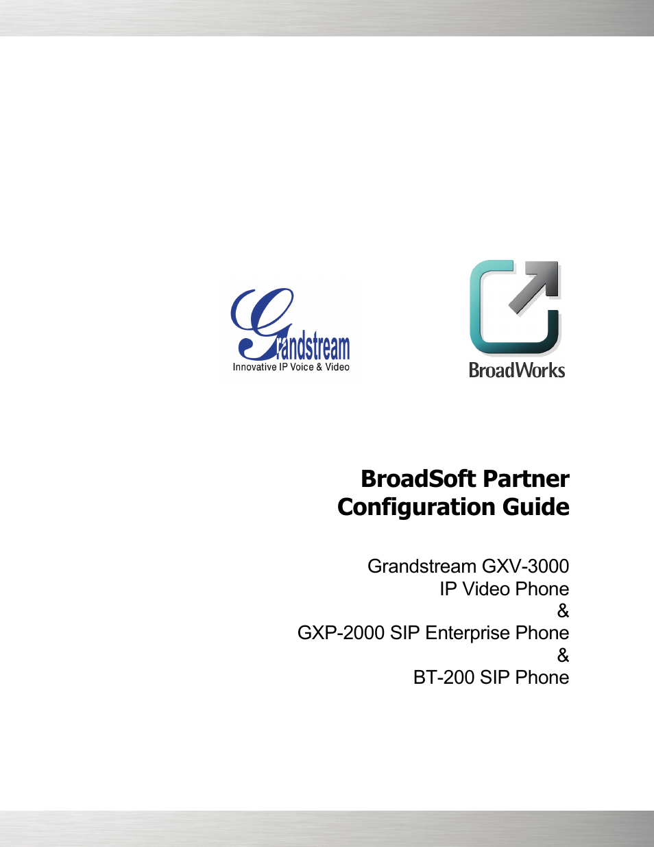 Grandstream Networks Grandstream GXP-2000 User Manual | 25 pages