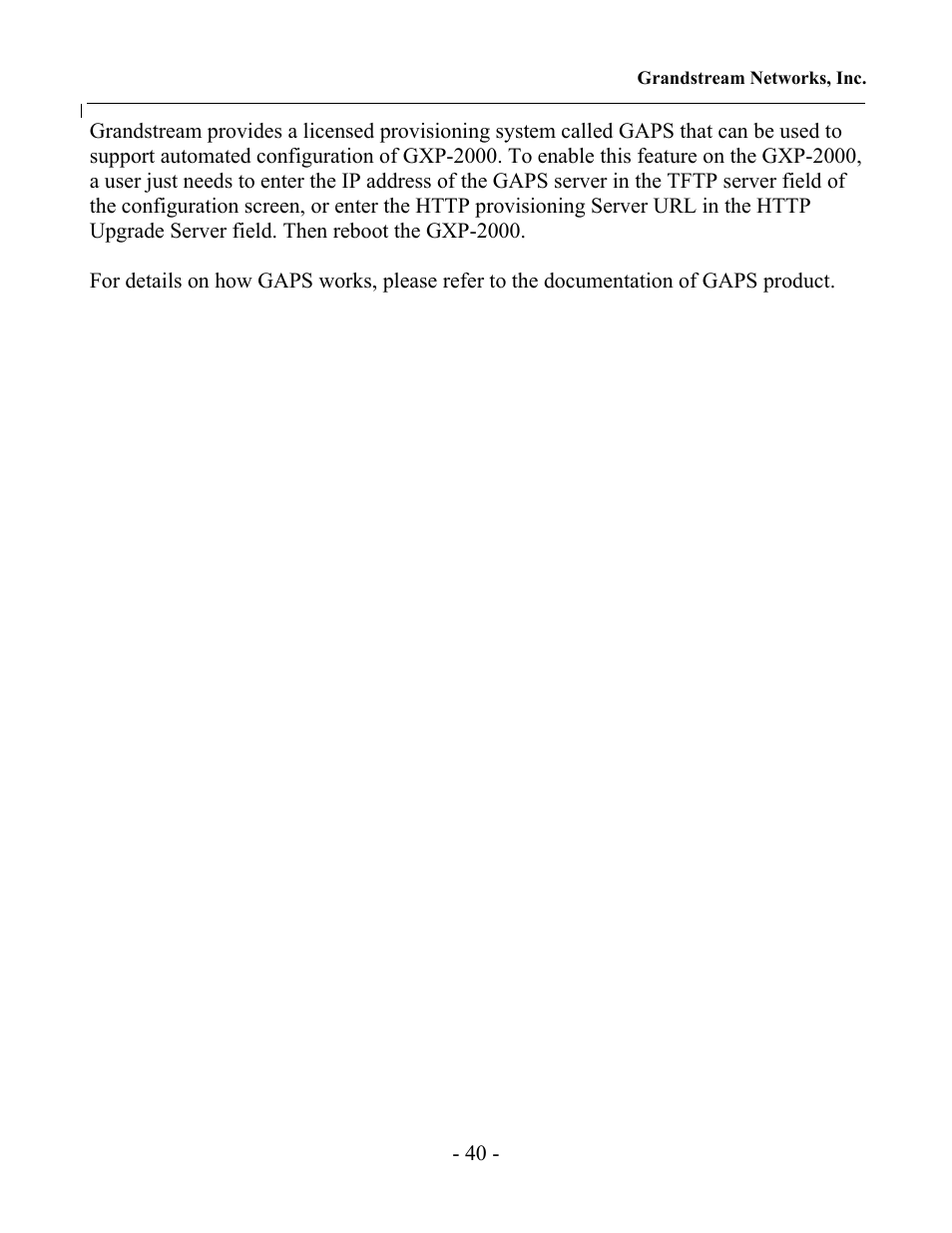 Grandstream Networks GXP-2000 User Manual | Page 39 / 42