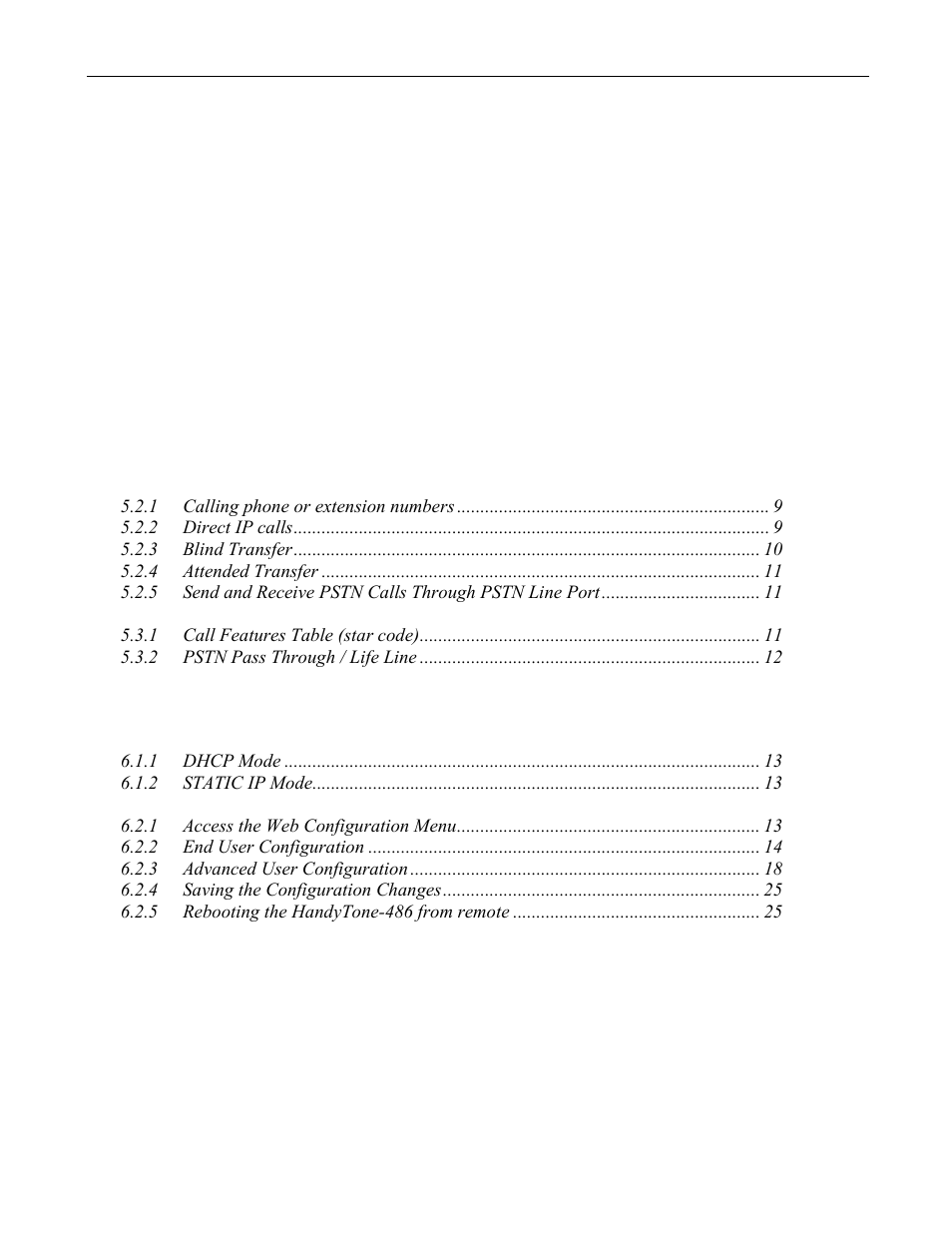 Grandstream Networks HANDYTONE 486 User Manual | Page 2 / 29