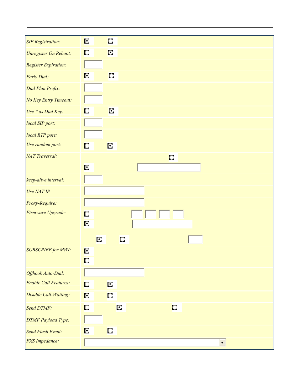 Grandstream Networks HANDYTONE 486 User Manual | Page 20 / 29