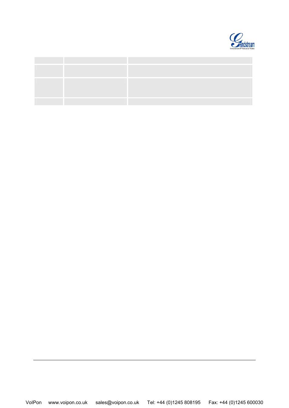 Grandstream Networks HT-496 User Manual | Page 10 / 33