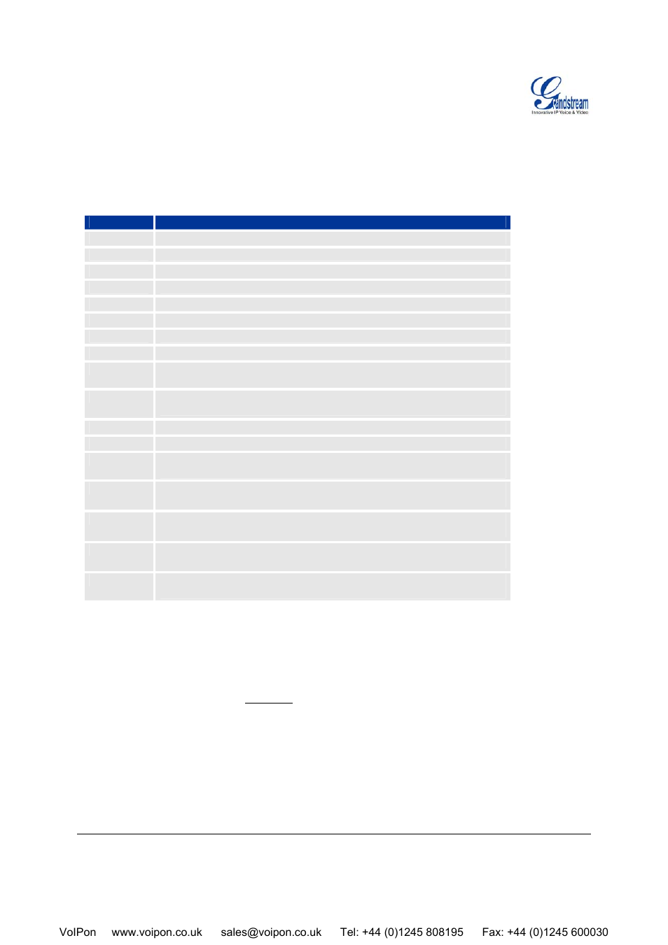 Call features | Grandstream Networks HT-496 User Manual | Page 13 / 33