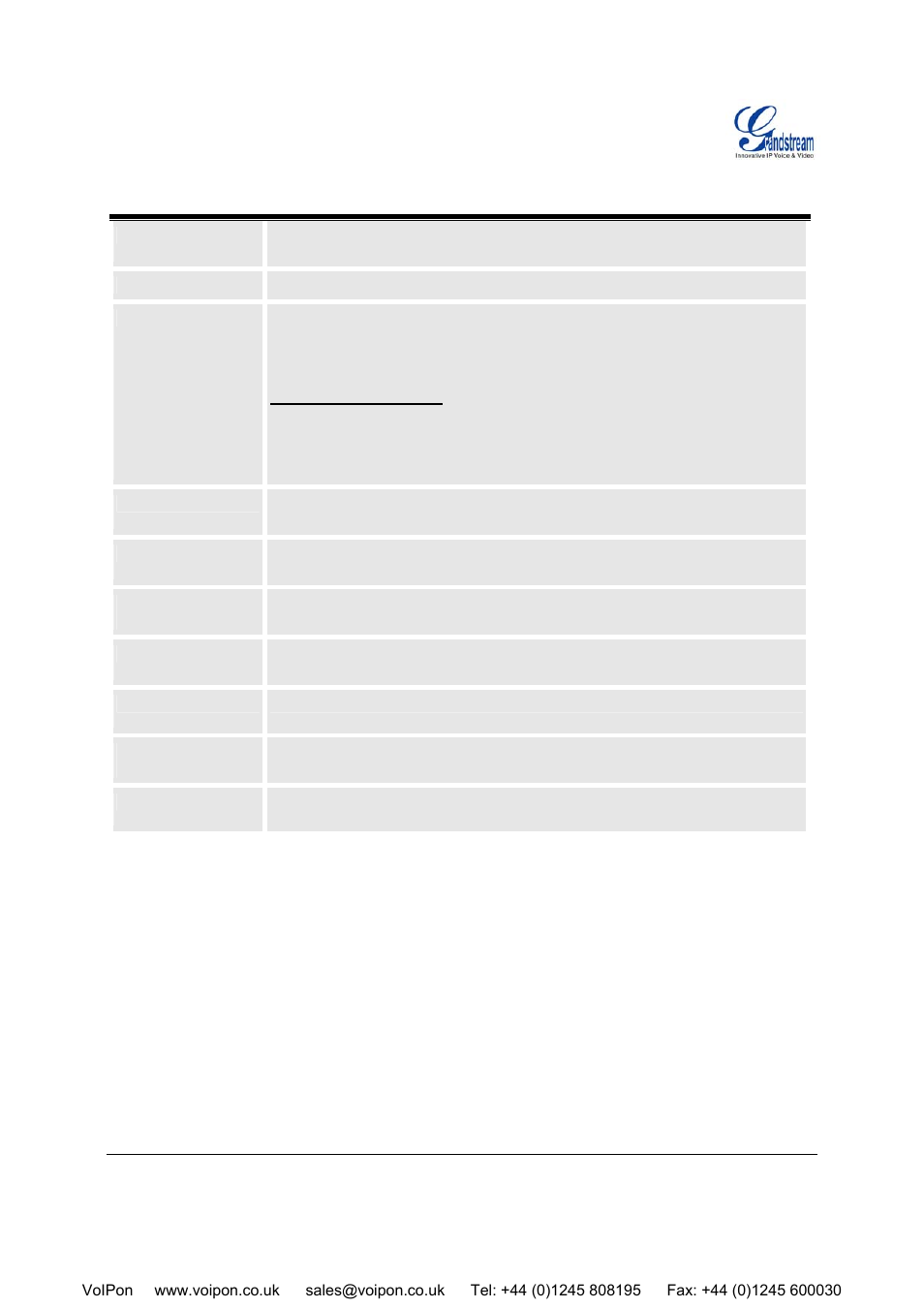 Grandstream Networks HT-496 User Manual | Page 17 / 33