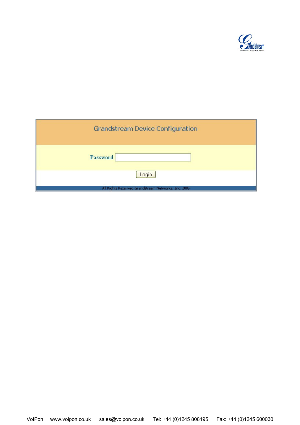 Grandstream Networks HT-496 User Manual | Page 20 / 33