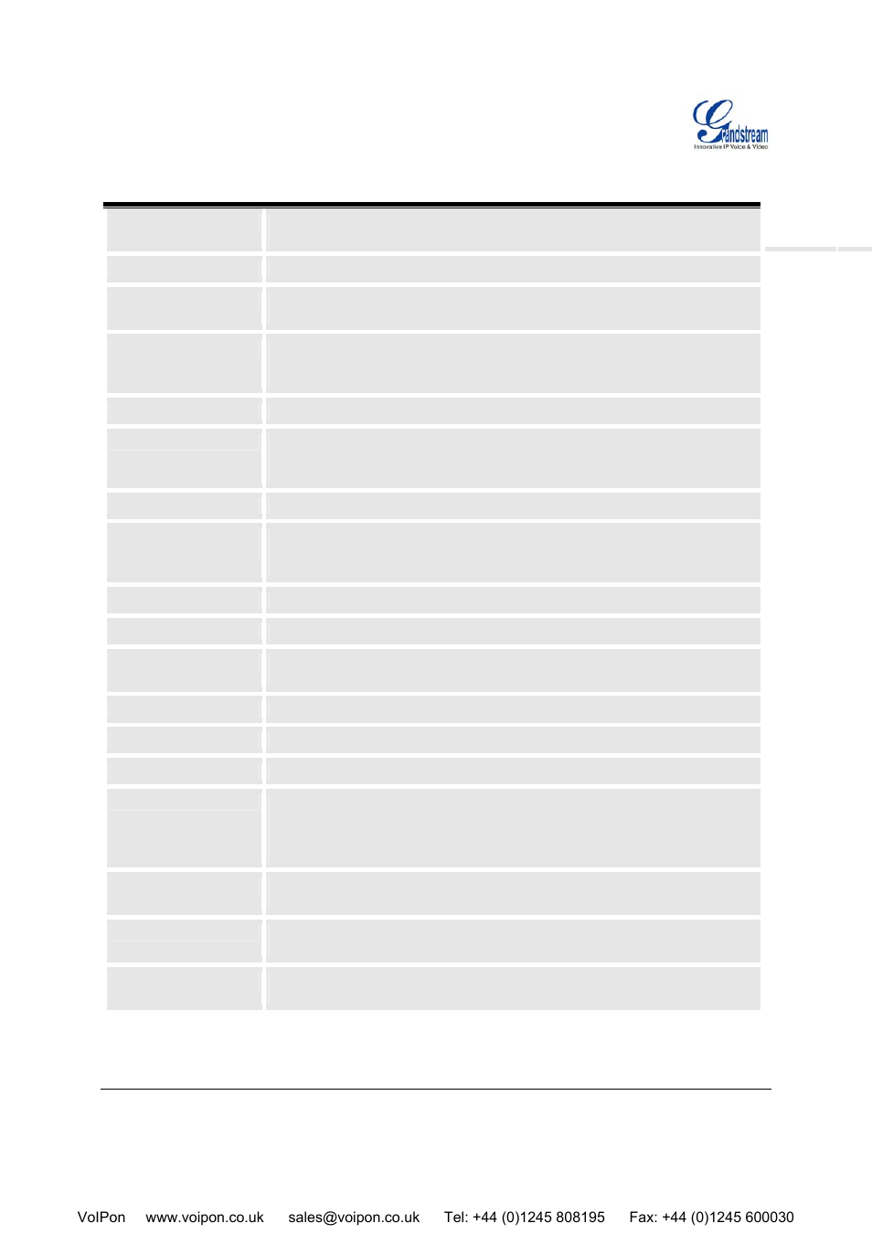 Grandstream Networks HT-496 User Manual | Page 21 / 33