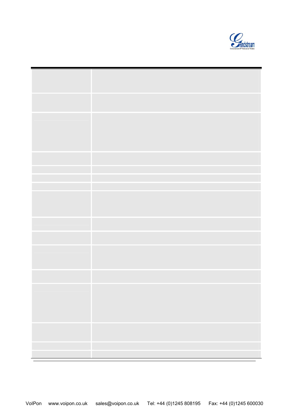 Grandstream Networks HT-496 User Manual | Page 23 / 33
