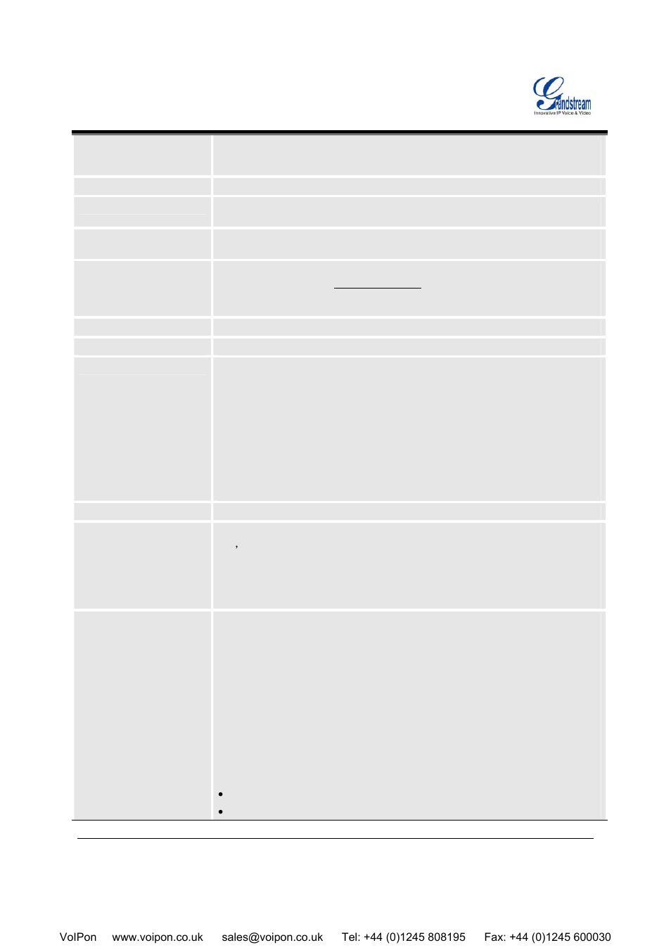 Grandstream Networks HT-496 User Manual | Page 24 / 33