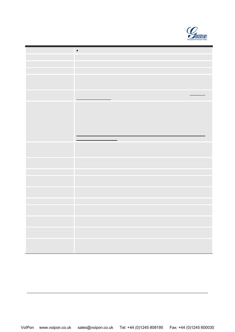Grandstream Networks HT-496 User Manual | Page 25 / 33