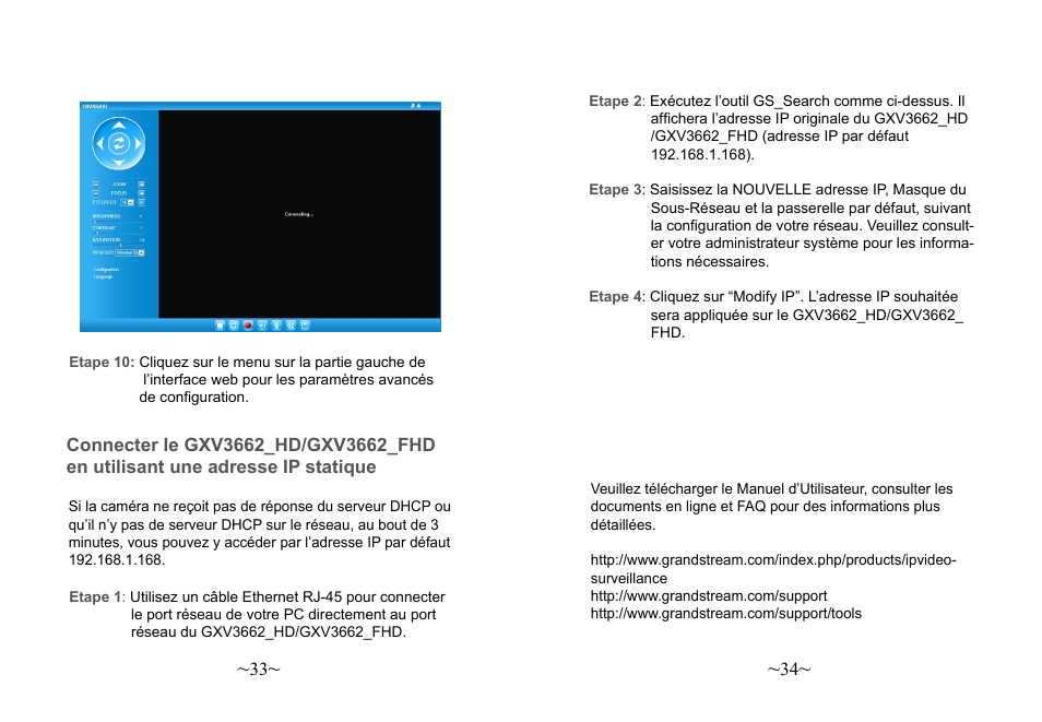 Grandstream Networks GXV3662 User Manual | Page 19 / 44