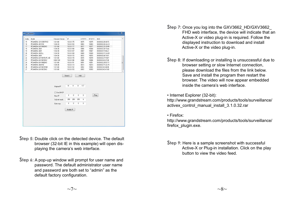 Grandstream Networks GXV3662 User Manual | Page 6 / 44