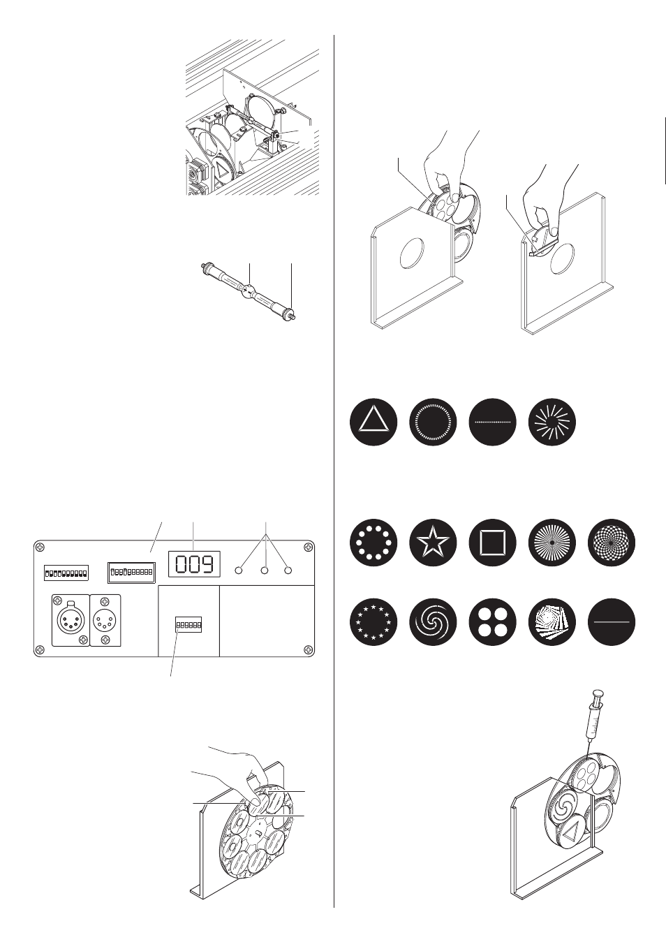 English | Clay Paky GOLDEN SCAN 3 (HMI 1200 TV) User Manual | Page 5 / 7