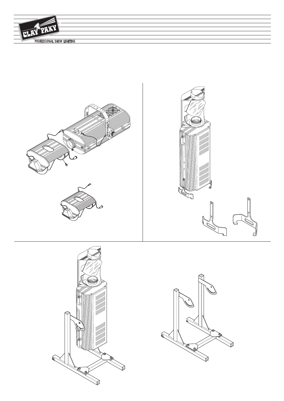 Golden scan 3 | Clay Paky GOLDEN SCAN 3 (HMI 1200 TV) User Manual | Page 7 / 7