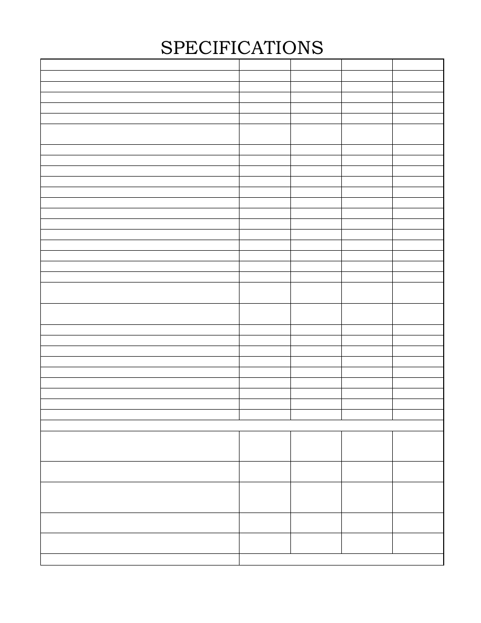 Specifications | Golden Technologies GP601 SS User Manual | Page 10 / 35