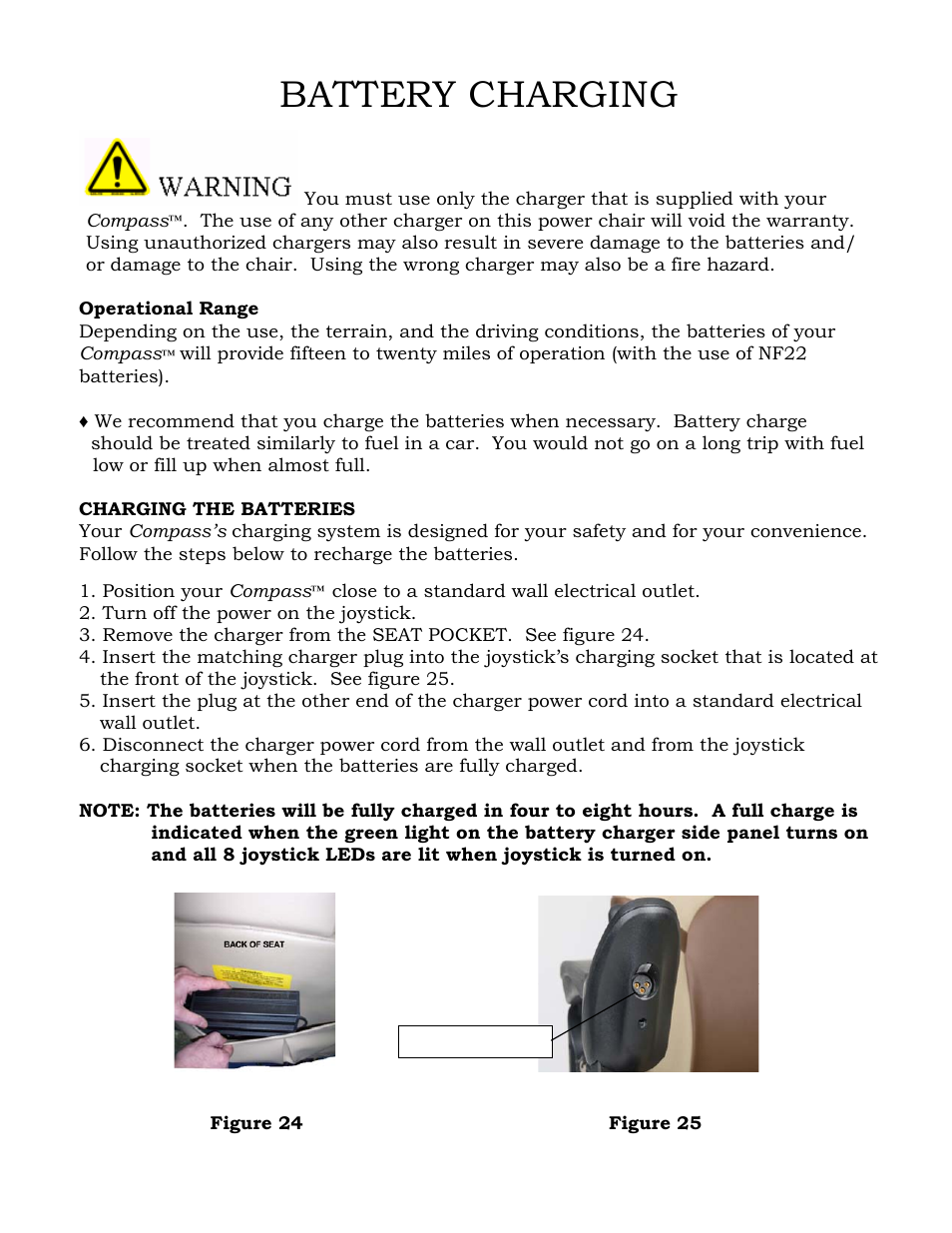Battery charging | Golden Technologies GP601 SS User Manual | Page 29 / 35