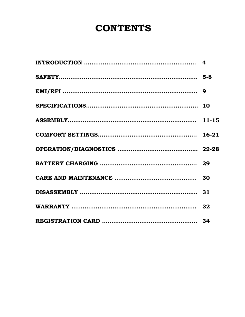 Golden Technologies GP601 SS User Manual | Page 3 / 35