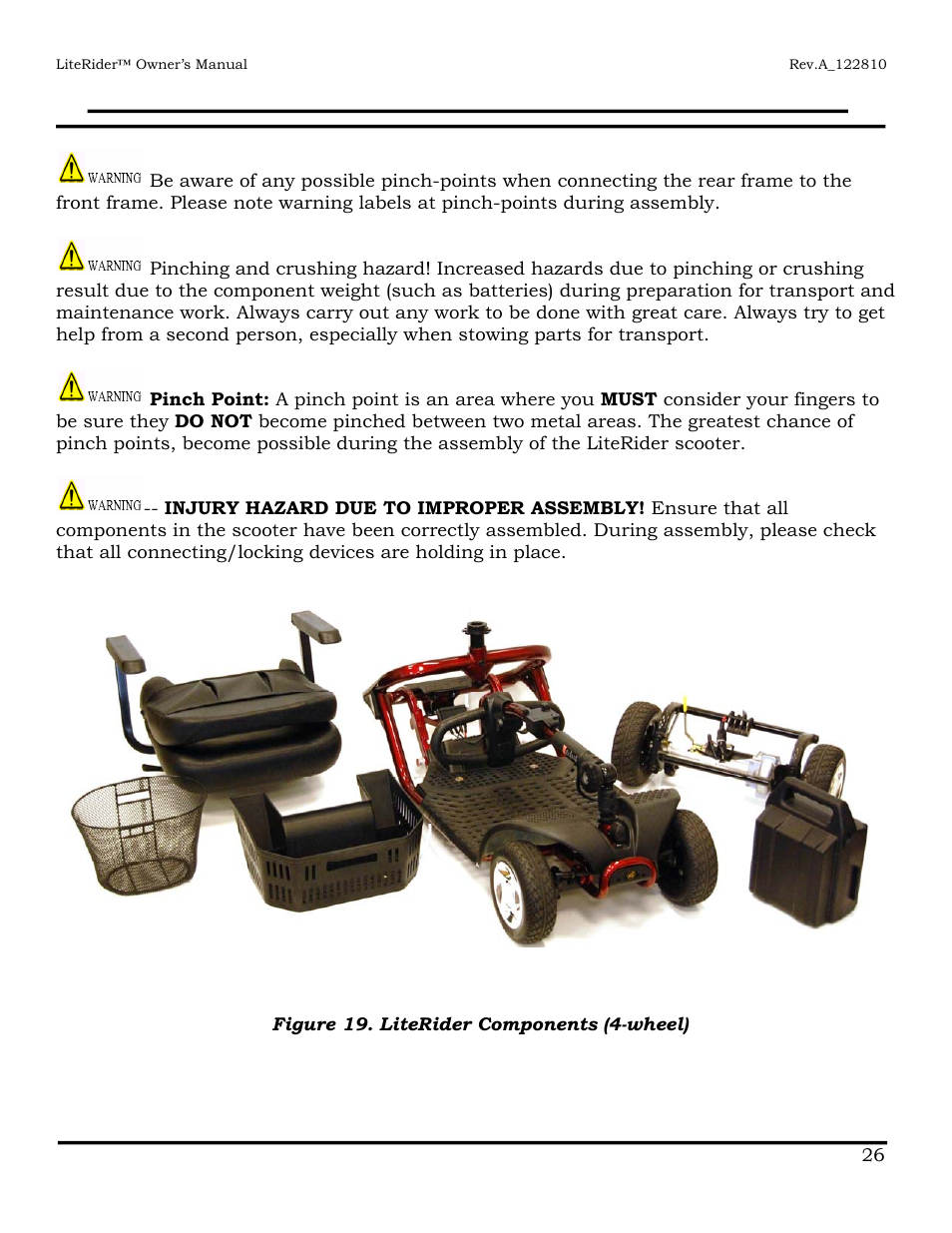 Viii. assembly | Golden Technologies GL140 User Manual | Page 27 / 43