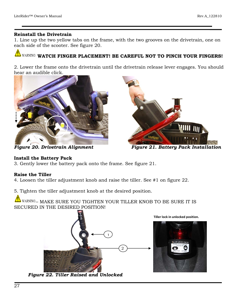 Viii. assembly | Golden Technologies GL140 User Manual | Page 28 / 43