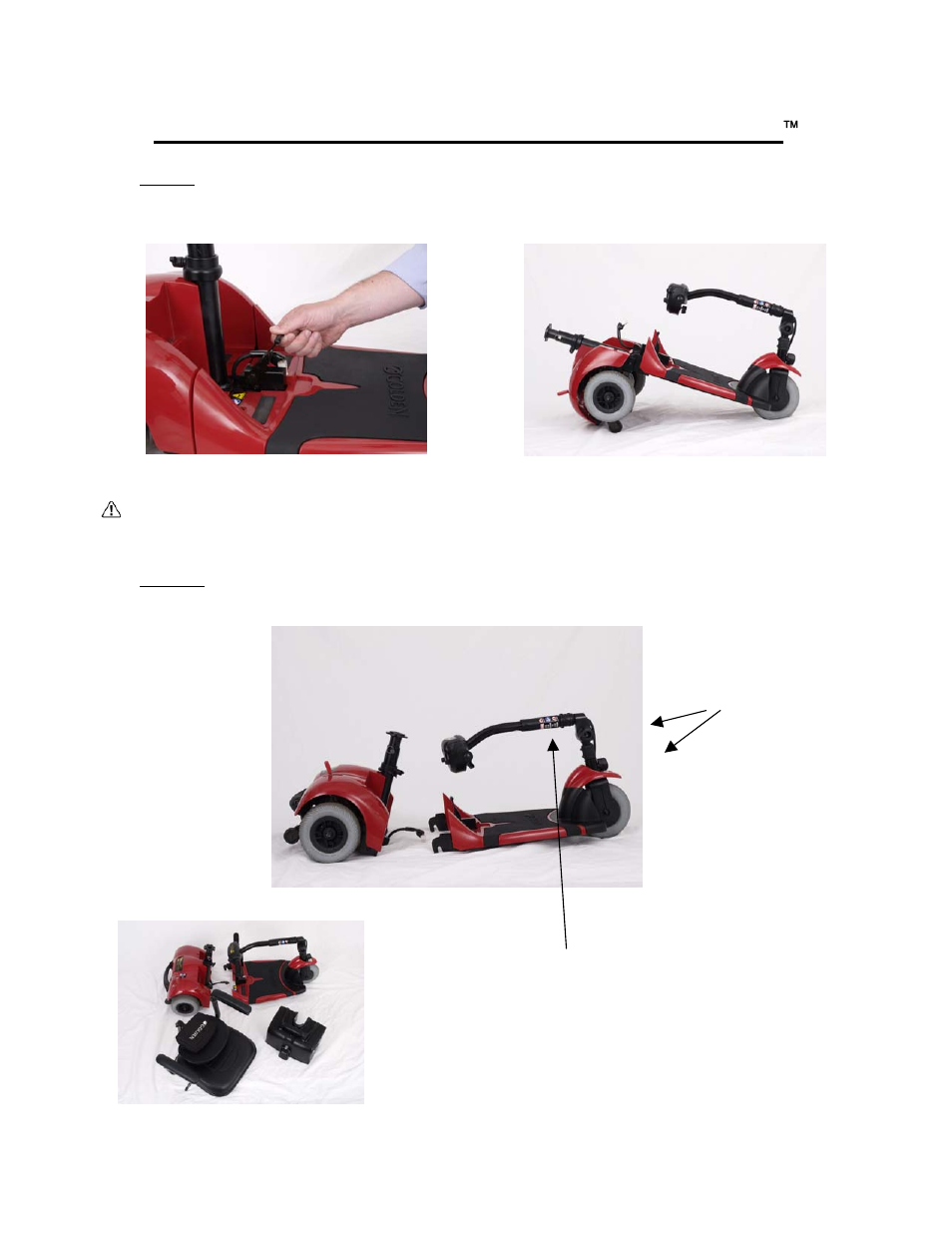 Disassembling your gb 101 buzzaround | Golden Technologies GB 101 User Manual | Page 28 / 44