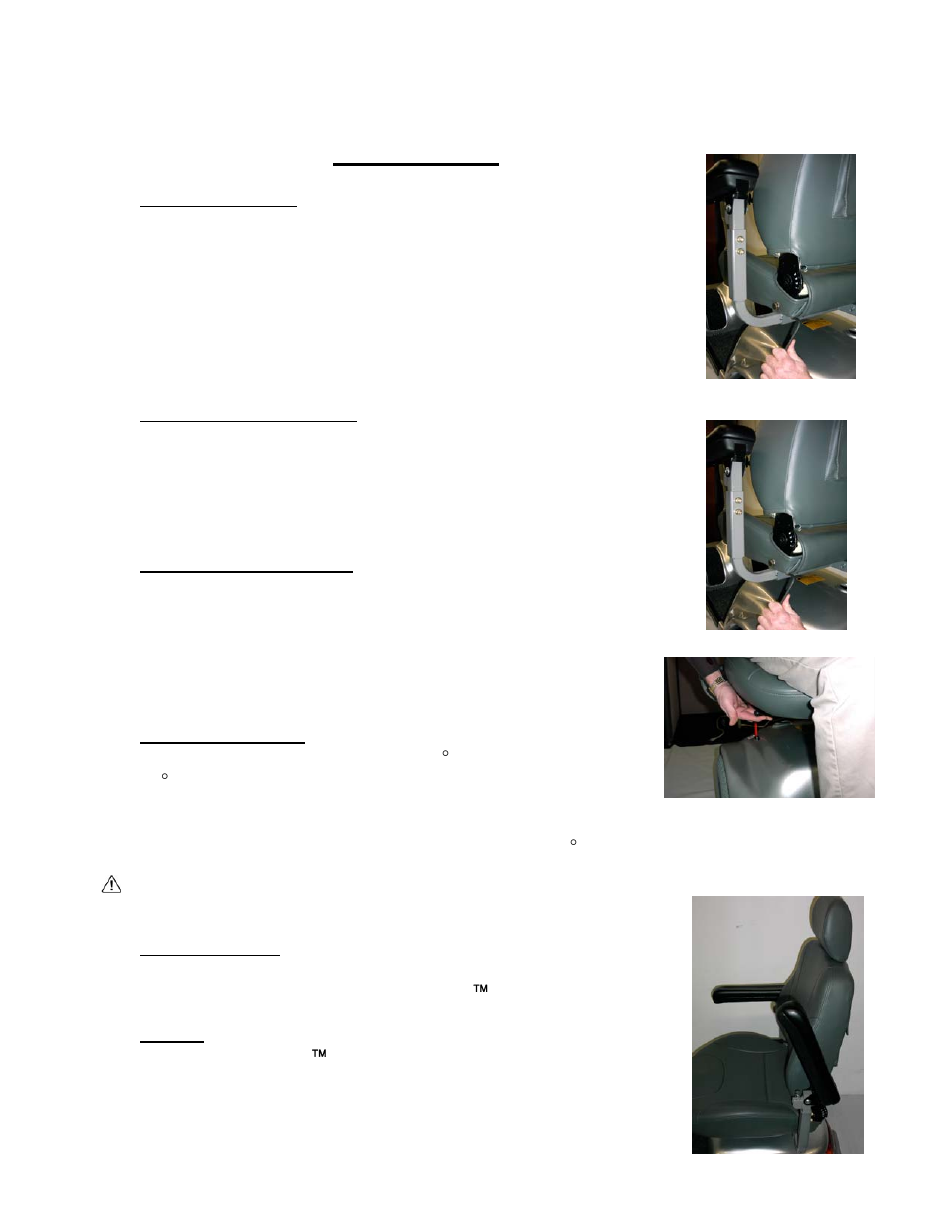Operation | Golden Technologies AVENGER GA 531 User Manual | Page 15 / 38