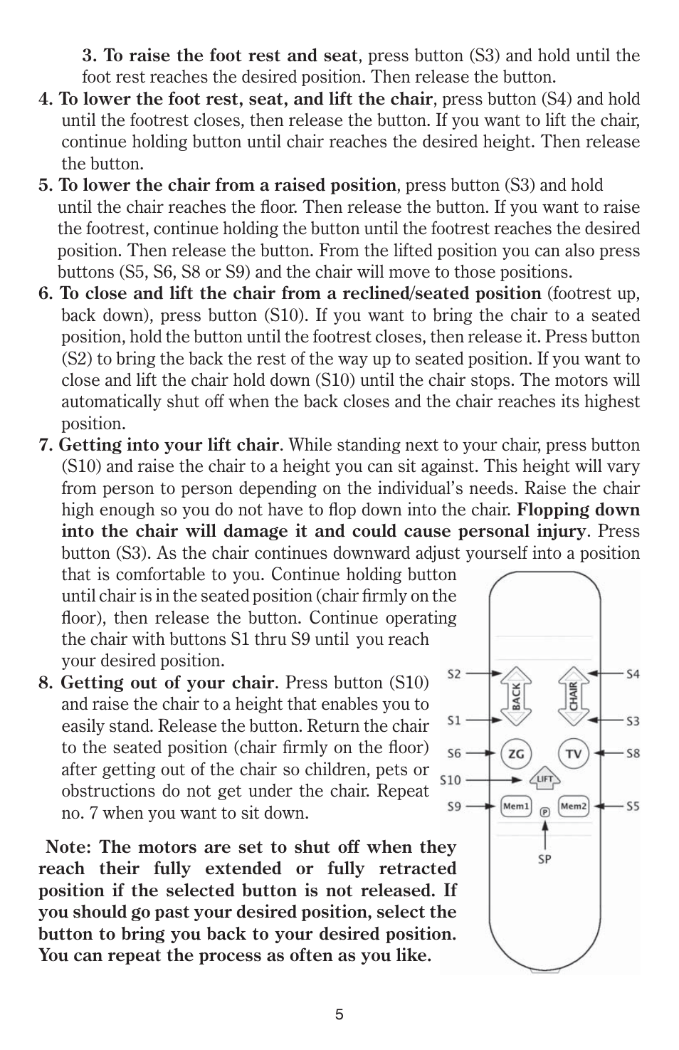 Golden Technologies Power Lift User Manual | Page 5 / 12